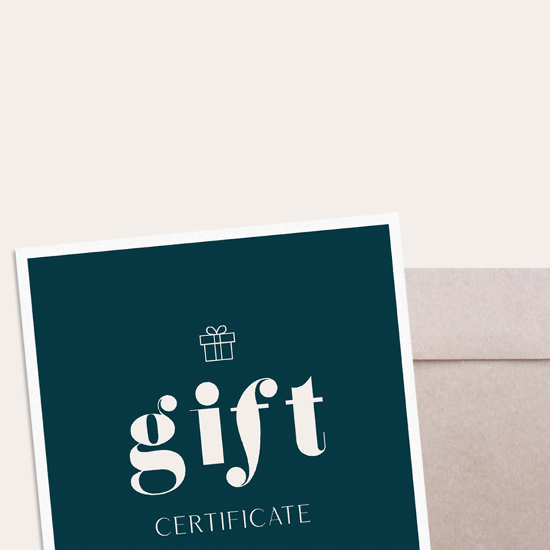 interior design gift certificate